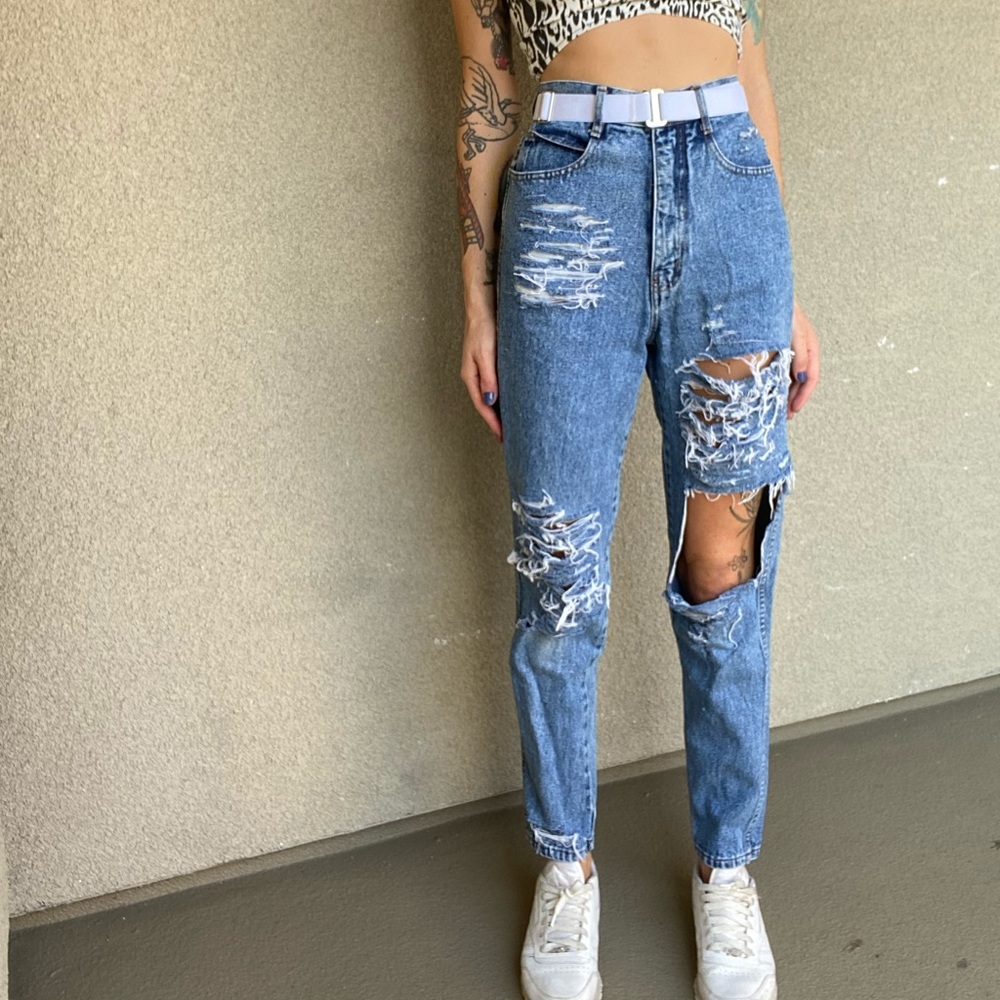 Vintage distressed Bill Blass jeans